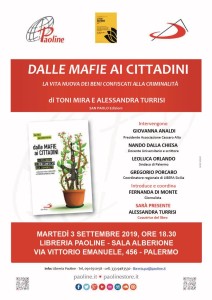 3_09_2019_Palermo_Presentazione libro Dalle mafie ai cittadini_locandina